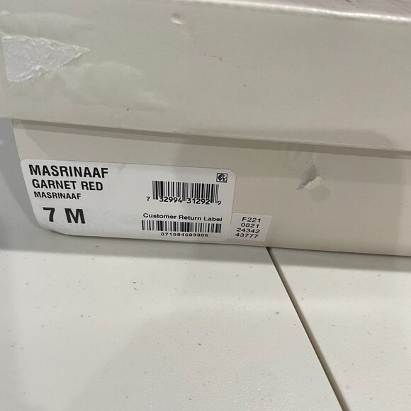 STYLE & CO Women's Red Cushioned Zipper Accent Masrina Round Toe Block H… - Picture 5 of 6